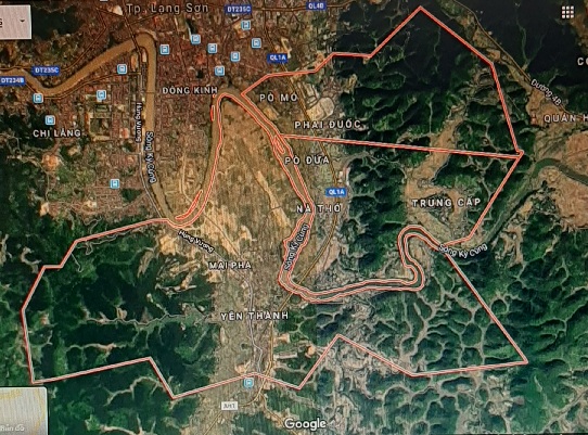 bản đồ xã Mai Pha